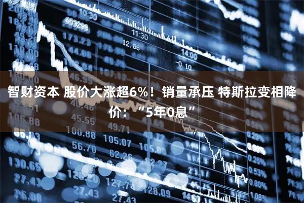 智财资本 股价大涨超6%！销量承压 特斯拉变相降价：“5年0息”