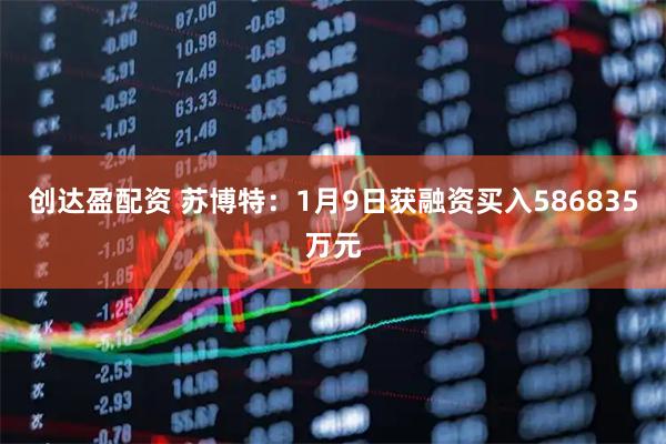 创达盈配资 苏博特：1月9日获融资买入586835万元