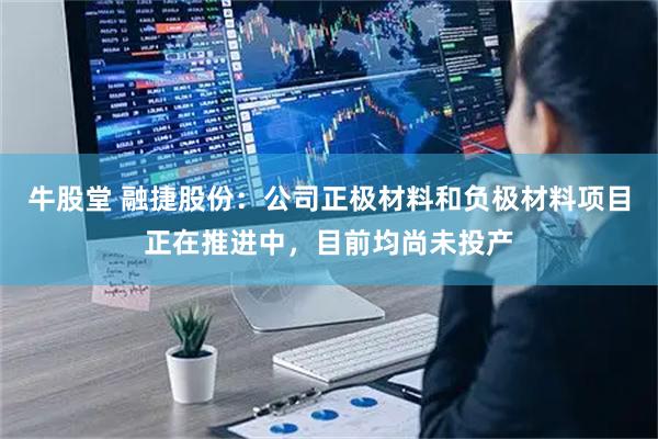 牛股堂 融捷股份：公司正极材料和负极材料项目正在推进中，目前均尚未投产